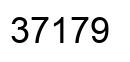 Number 37179 black image
