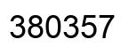 Número 380357 imagen negro