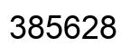 Number 385628 black image