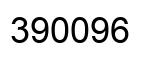 Number 390096 black image