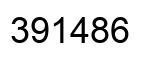 Número 391486 imagen negro