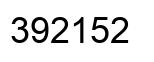 Número 392152 imagen negro