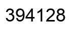 Number 394128 black image