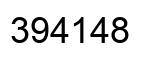 Number 394148 black image