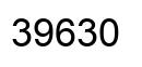 Number 39630 black image