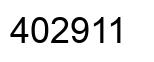 Number 402911 black image