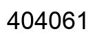 Number 404061 black image