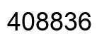 Number 408836 black image