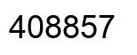 Número 408857 imagen negro