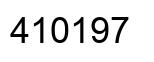 Number 410197 black image