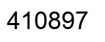Number 410897 black image