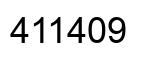 Número 411409 imagen negro