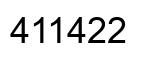 Número 411422 imagen negro