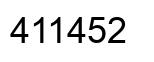 Número 411452 imagen negro