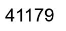 Número 41179 imagen negro