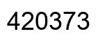Número 420373 imagen negro