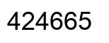 Número 424665 imagen negro