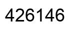 Número 426146 imagen negro