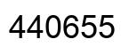 Number 440655 black image