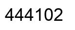 Número 444102 imagen negro