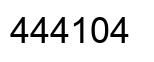 Number 444104 black image