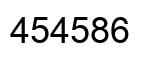 Número 454586 imagen negro