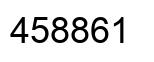 Número 458861 imagen negro
