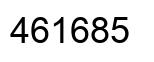 Número 461685 imagen negro