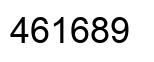 Número 461689 imagen negro