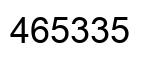 Número 465335 imagen negro