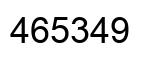 Número 465349 imagen negro