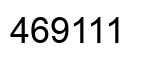 Número 469111 imagen negro