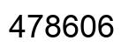 Number 478606 black image
