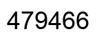 Number 479466 black image