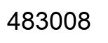 Number 483008 black image