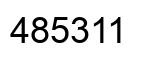 Número 485311 imagen negro