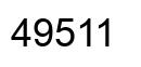 Número 49511 imagen negro