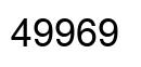 Number 49969 black image