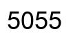 Number 5055 black image