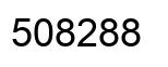 Number 508288 black image