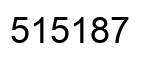 Número 515187 imagen negro