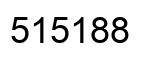 Número 515188 imagen negro