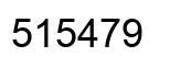 Number 515479 black image