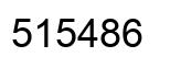 Número 515486 imagen negro