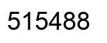 Número 515488 imagen negro