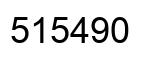 Número 515490 imagen negro