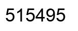 Number 515495 black image