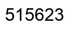 Number 515623 black image
