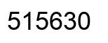 Number 515630 black image