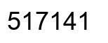 Number 517141 black image